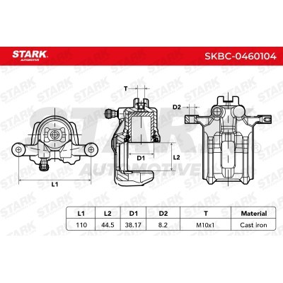 Bremssattel Stark SKBC-0460104 SKBC-0460104 - foto 4