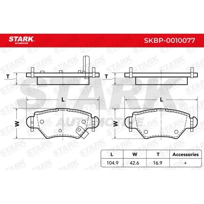 Bremsbeläge Satz Stark SKBP-0010077 SKBP-0010077 - foto 4