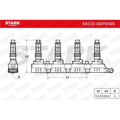 Zündspule Stark SKCO-0070105 SKCO-0070105 - foto 4