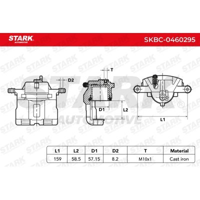 Bremssattel Stark SKBC-0460295 SKBC-0460295 - foto 6