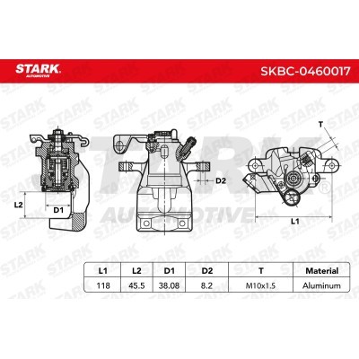 Bremssattel Stark SKBC-0460017 SKBC-0460017 - foto 3