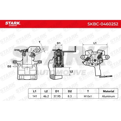 Bremssattel Stark SKBC-0460252 SKBC-0460252 - foto 6