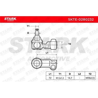Spurstangenkopf Stark SKTE-0280232 SKTE-0280232 - foto 5