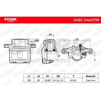 Bremssattel Stark SKBC-0460799 SKBC-0460799 - foto 5