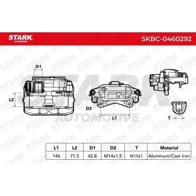 Bremssattel Stark SKBC-0460292 SKBC-0460292 - foto 6