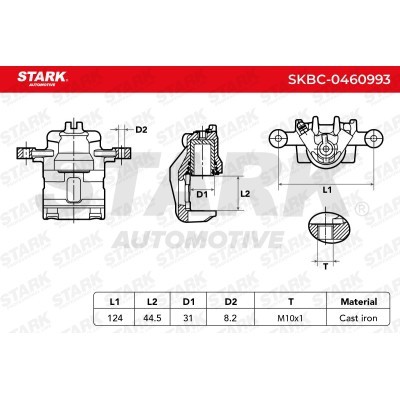 Bremssattel Stark SKBC-0460993 SKBC-0460993 - foto 6