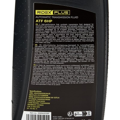 Getriebeöl RIDEX 3069A0028P 3069A0028P - foto 5