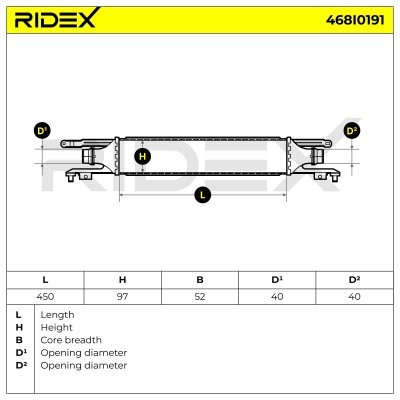Ladeluftkühler RIDEX 468I0191 468I0191 - foto 6
