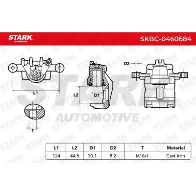 Bremssattel Stark SKBC-0460684 SKBC-0460684 - foto 5