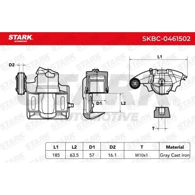 Bremssattel Stark SKBC-0461502 SKBC-0461502 - foto 5
