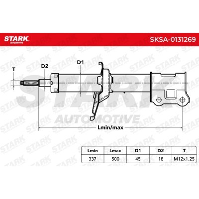 Stoßdämpfer Stark SKSA-0131269 SKSA-0131269 - foto 3