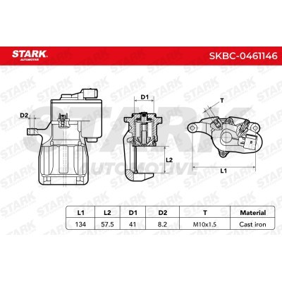 Bremssattel Stark SKBC-0461146 SKBC-0461146 - foto 7