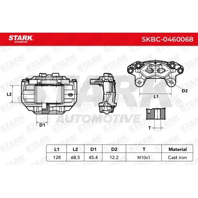 Bremssattel Stark SKBC-0460068 SKBC-0460068 - foto 3