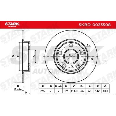 Bremsscheibe Stark SKBD-0023508 SKBD-0023508 - foto 5
