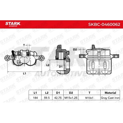 Bremssattel Stark SKBC-0460062 SKBC-0460062 - foto 4