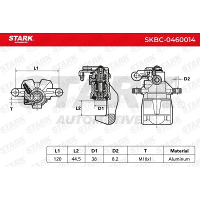 Bremssattel Stark SKBC-0460014 SKBC-0460014 - foto 3
