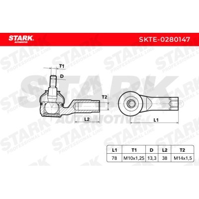 Spurstangenkopf Stark SKTE-0280147 SKTE-0280147 - foto 6