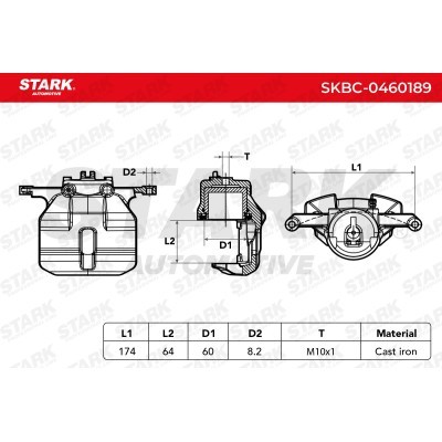 Bremssattel Stark SKBC-0460189 SKBC-0460189 - foto 8