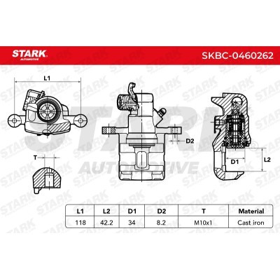Bremssattel Stark SKBC-0460262 SKBC-0460262 - foto 5