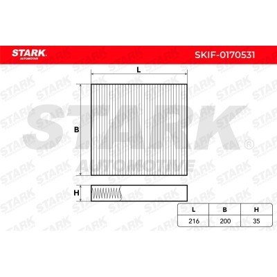 Filter, Innenraumluft Stark SKIF-0170531 SKIF-0170531 - foto 2