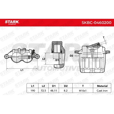 Bremssattel Stark SKBC-0460200 SKBC-0460200 - foto 7