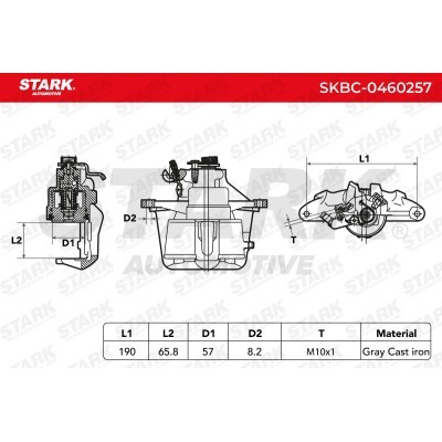 Bremssattel Stark SKBC-0460257 SKBC-0460257 - foto 6