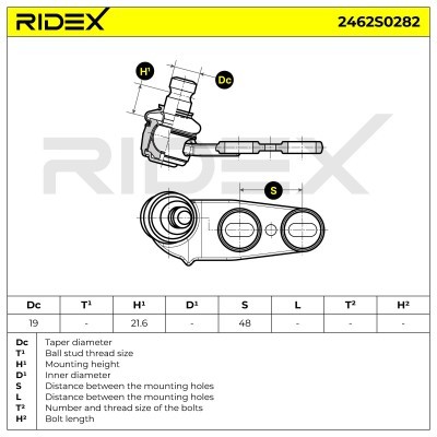 Traggelenk RIDEX 2462S0282 2462S0282 - foto 9