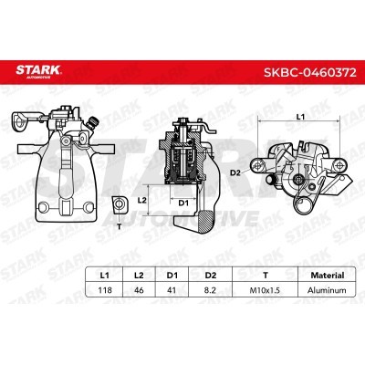 Bremssattel Stark SKBC-0460372 SKBC-0460372 - foto 4
