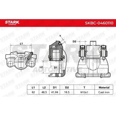 Bremssattel Stark SKBC-0460110 SKBC-0460110 - foto 7