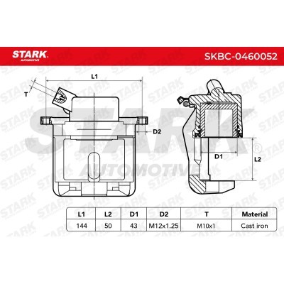 Bremssattel Stark SKBC-0460052 SKBC-0460052 - foto 4