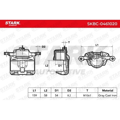 Bremssattel Stark SKBC-0461020 SKBC-0461020 - foto 6