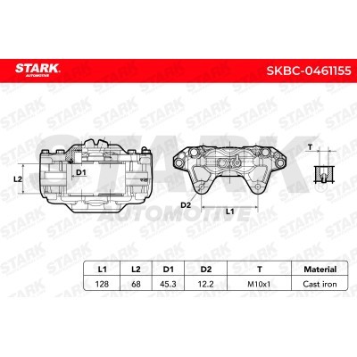 Bremssattel Stark SKBC-0461155 SKBC-0461155 - foto 3