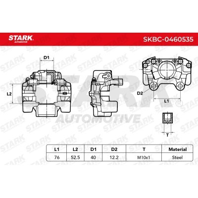Bremssattel Stark SKBC-0460535 SKBC-0460535 - foto 6