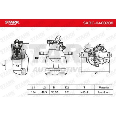 Bremssattel Stark SKBC-0460208 SKBC-0460208 - foto 7