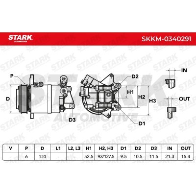Kompressor, Klimaanlage SKKM-0340291 - foto 7