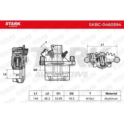 Bremssattel Stark SKBC-0460594 SKBC-0460594 - foto 4