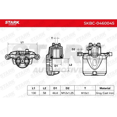 Bremssattel Stark SKBC-0460045 SKBC-0460045 - foto 3