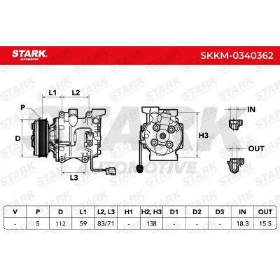 Klimakompressor SKKM-0340362 - foto 7