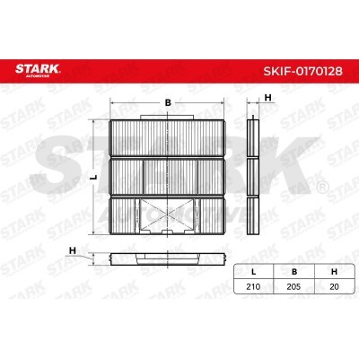 Filter, Innenraumluft Stark SKIF-0170128 SKIF-0170128 - foto 6