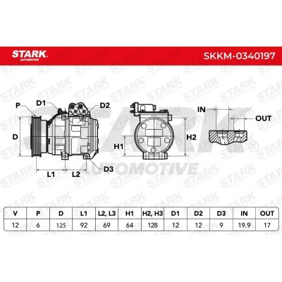 Kompressor, Klimaanlage SKKM-0340197 - foto 7