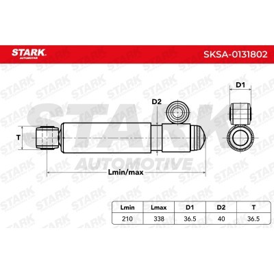 Stoßdämpfer Stark SKSA-0131802 SKSA-0131802 - foto 3