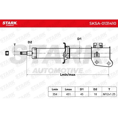 Stoßdämpfer Stark SKSA-0131410 SKSA-0131410 - foto 3