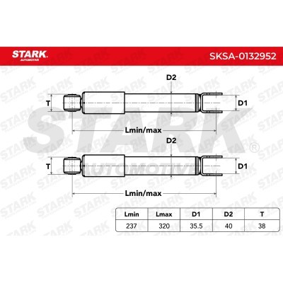 Stoßdämpfer Stark SKSA-0132952 SKSA-0132952 - foto 8