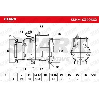Kompressor, Klimaanlage SKKM-0340662 - foto 7