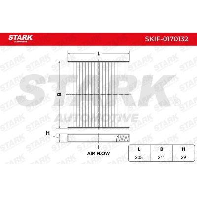 Filter, Innenraumluft Stark SKIF-0170132 SKIF-0170132 - foto 3
