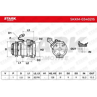 Kompressor, Klimaanlage SKKM-0340215 - foto 6
