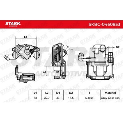 Bremssattel Stark SKBC-0460853 SKBC-0460853 - foto 6