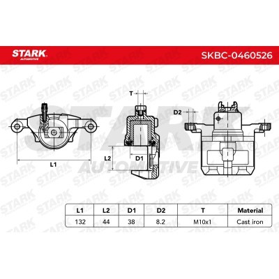 Bremssattel Stark SKBC-0460526 SKBC-0460526 - foto 10