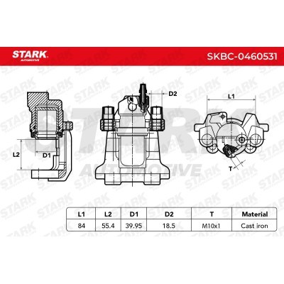 Bremssattel Stark SKBC-0460531 SKBC-0460531 - foto 5