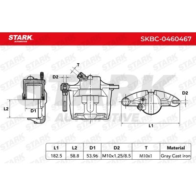 Bremssattel Stark SKBC-0460467 SKBC-0460467 - foto 5